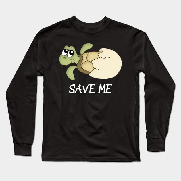 Save Me Long Sleeve T-Shirt by LucyMacDesigns